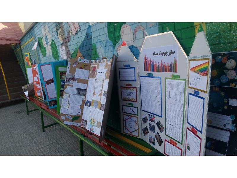 برگزاری نمایشگاه جابر بن حیان در مدرسه