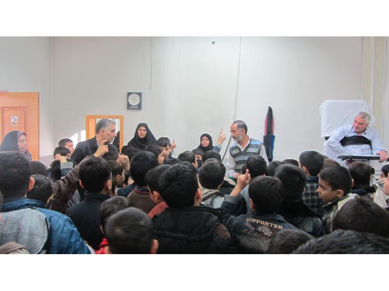 بازدید پایه سوم از آسایشگاه جانبازان